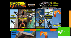 Desktop Screenshot of emocionextrema.com
